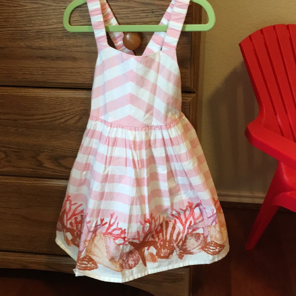 ! NWT 3t Rachel ashwell pink and white  dress